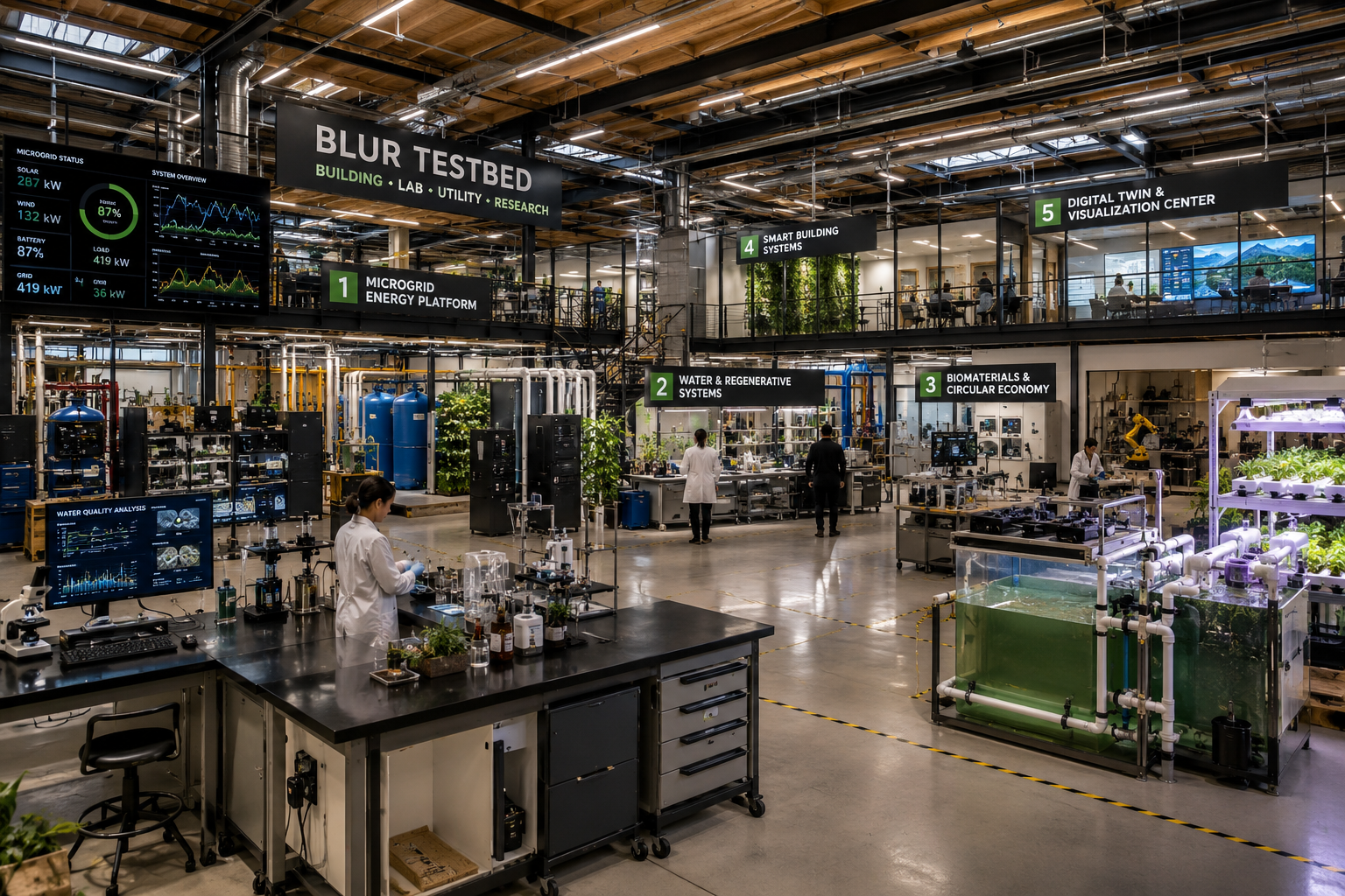 BLUR Testbed Research Facility